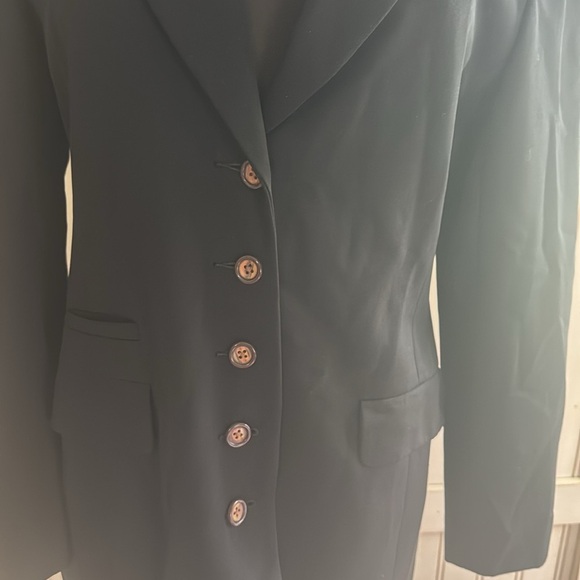 The J Peterman Company 100% Wool Classic Black Women's Blazer - Picture 4 of 14